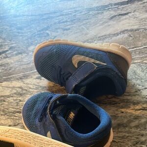 Nike Kids Navy and White Sneakers